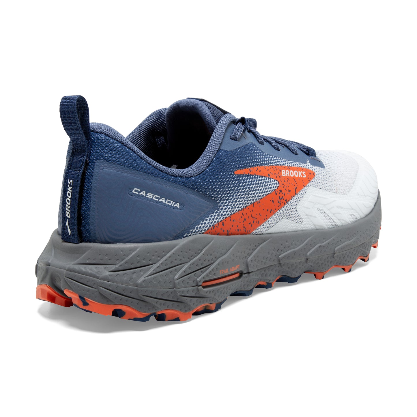 Men's Brooks Cascadia 17 Blue/Navy/Firecracker