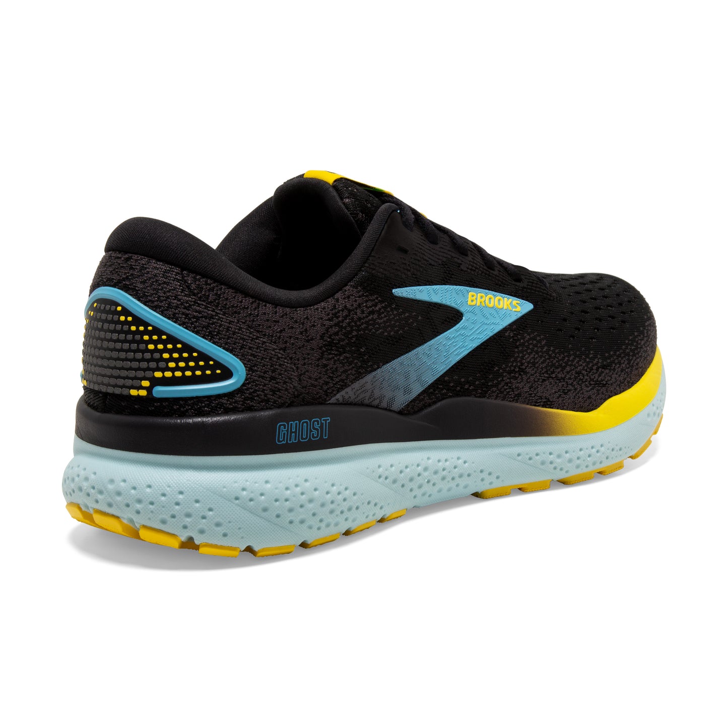 Men's Brooks Ghost 16 Black/Forged Iron/Blue