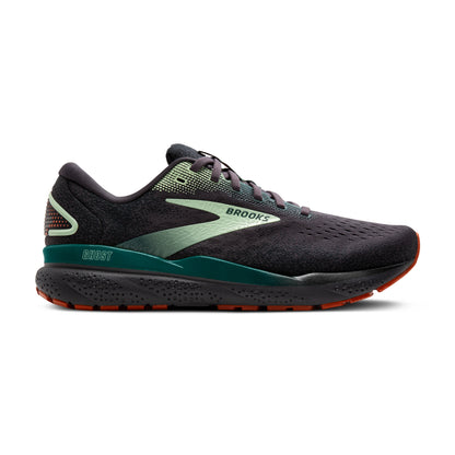 Men's Brooks Ghost 16 Blackened Pearl/June Bug/Green