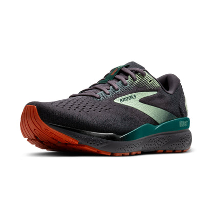 Men's Brooks Ghost 16 Blackened Pearl/June Bug/Green