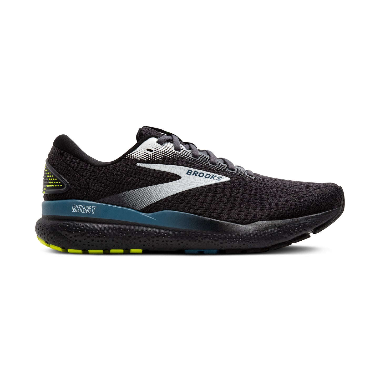 Men's Brooks Ghost 16 Black/Ebony/Blue