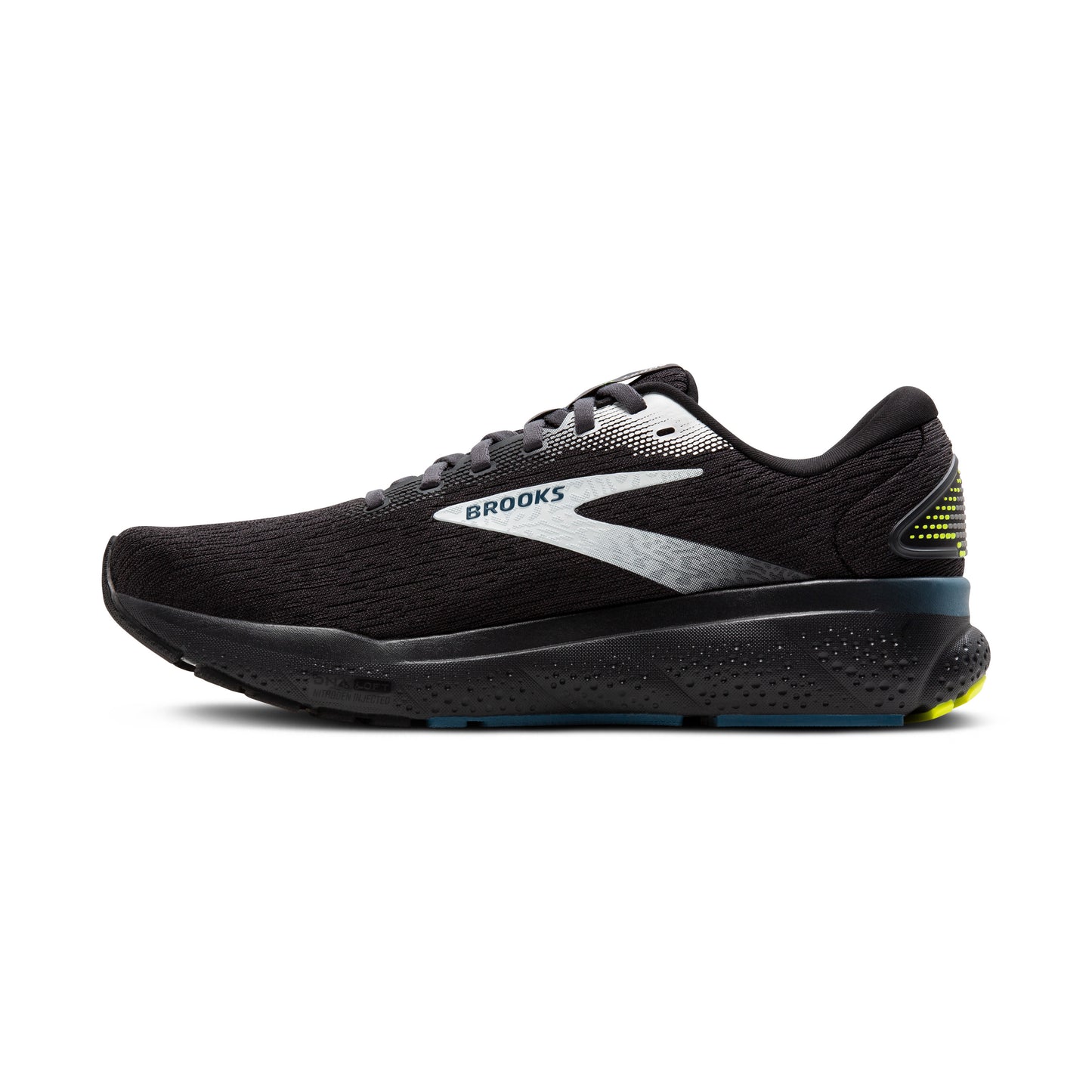 Men's Brooks Ghost 16 Black/Ebony/Blue