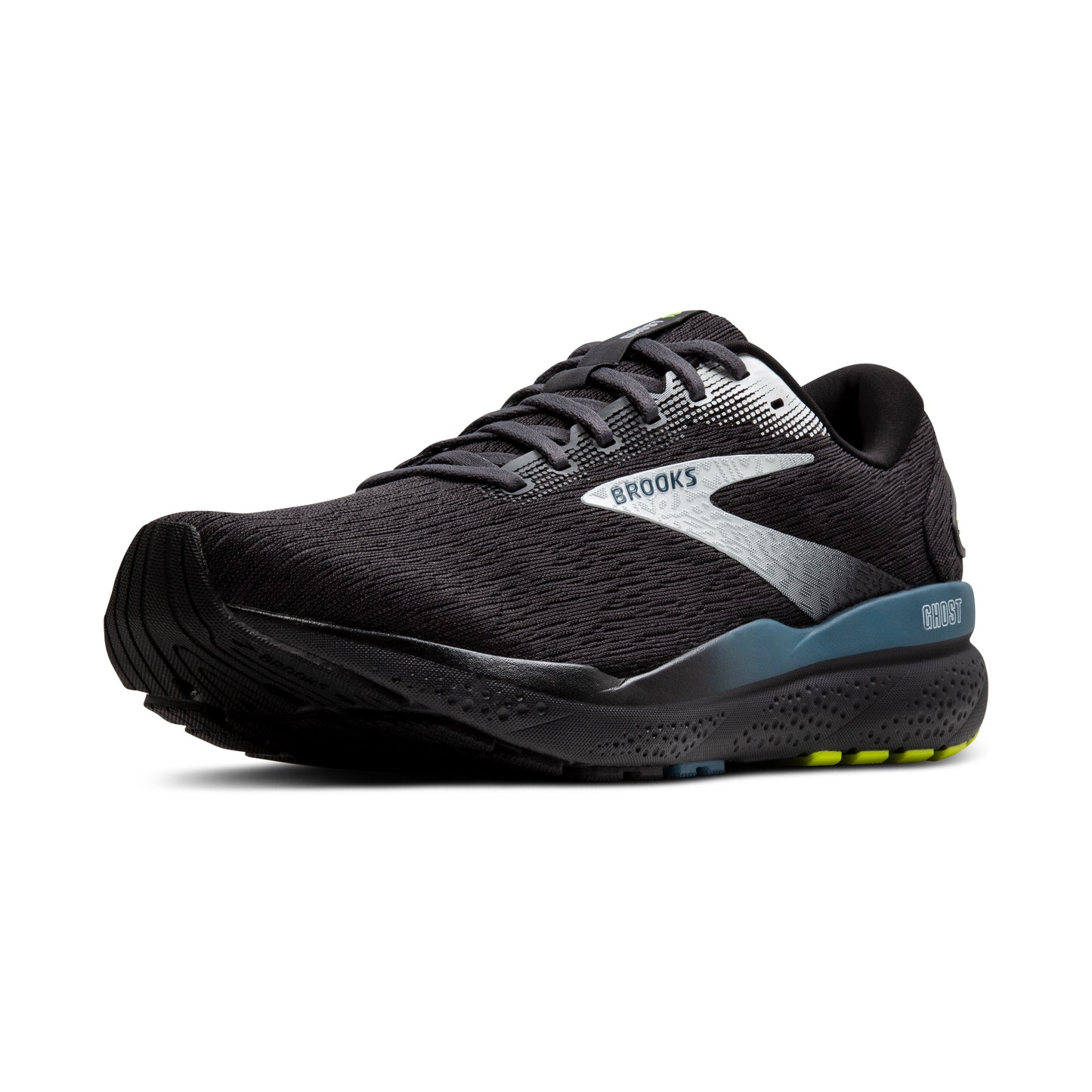 Men's Brooks Ghost 16 Black/Ebony/Blue