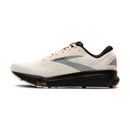 Men's Brooks Ghost 16 Ecru/Orange/Black