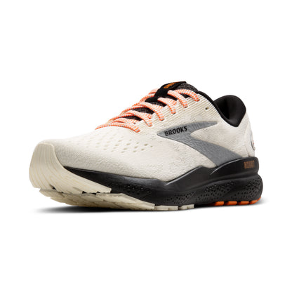 Men's Brooks Ghost 16 Ecru/Orange/Black