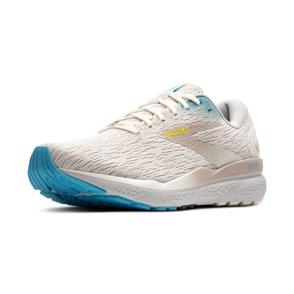 Men's Brooks Ghost 16 Coconut/Blue/Yellow