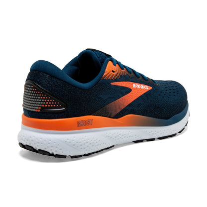 Men's Brooks Ghost 16 Blue Opal/Black/Nasturtium