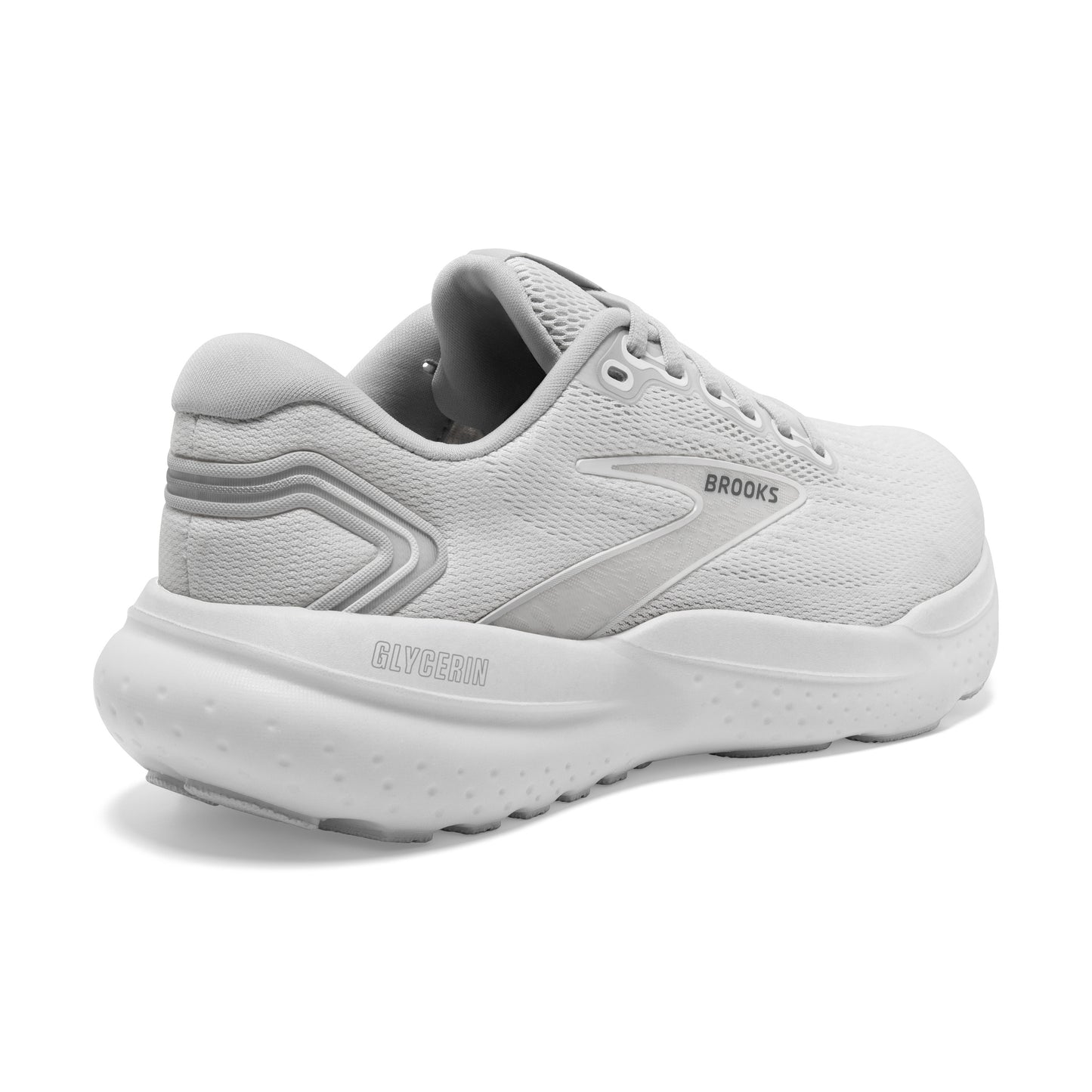 Men's Brooks Glycerin 21 White/White/Grey