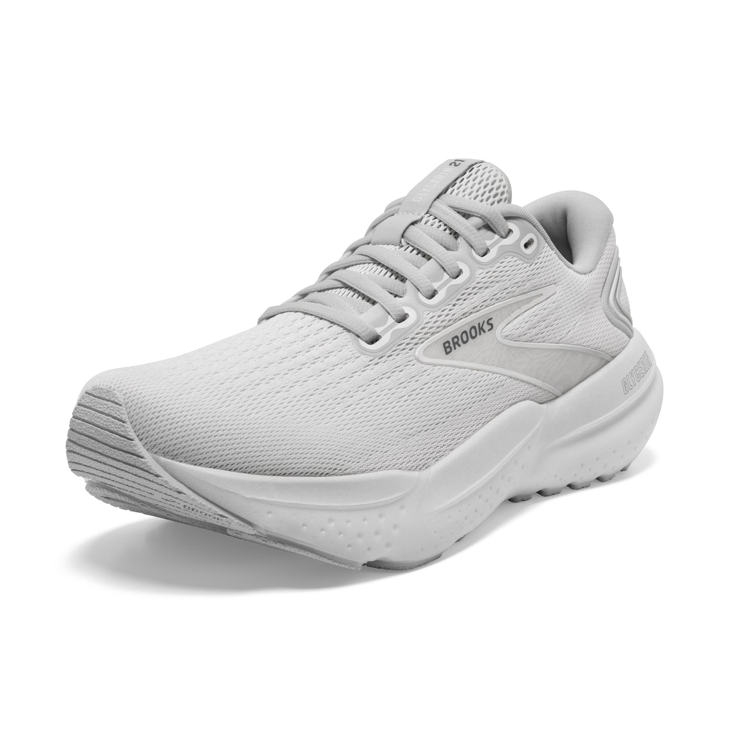 Men's Brooks Glycerin 21 White/White/Grey