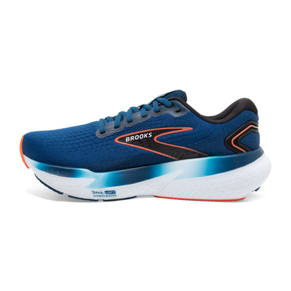 Men's Brooks Glycerin 21 Blue Opal/Black/Nasturtium