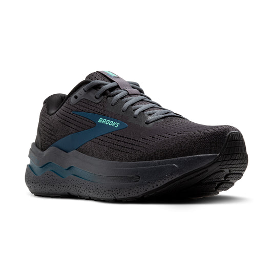 Men's Brooks Ghost Max 2 Ebony/Cockatoo/Blue Sapphire