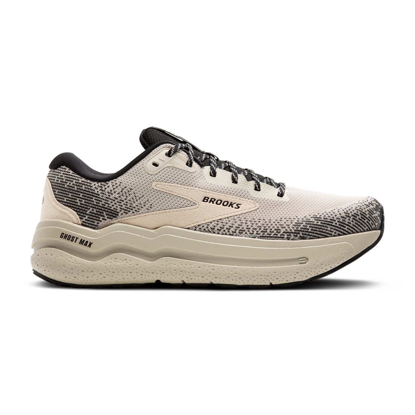 Men's Brooks Ghost Max 2 Pelican/Pelican/Black