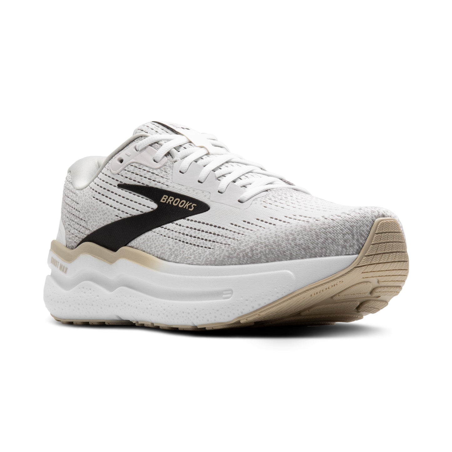 Men's Brooks Ghost Max 2 White/Pelican/Oyster