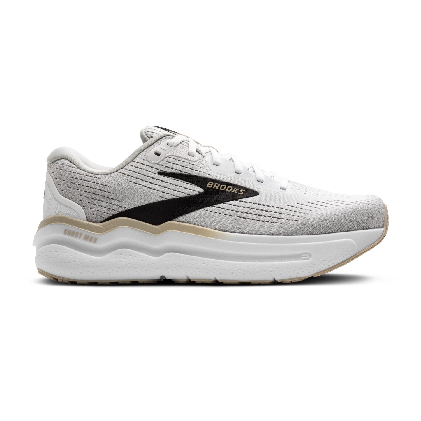 Men's Brooks Ghost Max 2 White/Pelican/Oyster