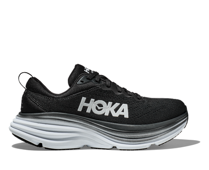 Men's Hoka Bondi 8 Black/White