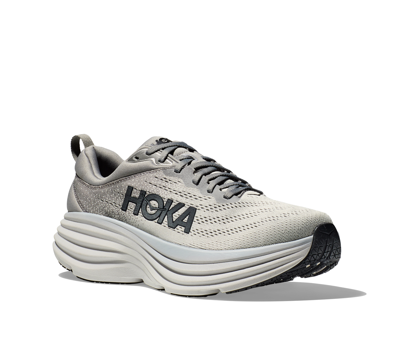 Men's Hoka Bondi 8 Extra Wide Sharkskin/Harbor Mist