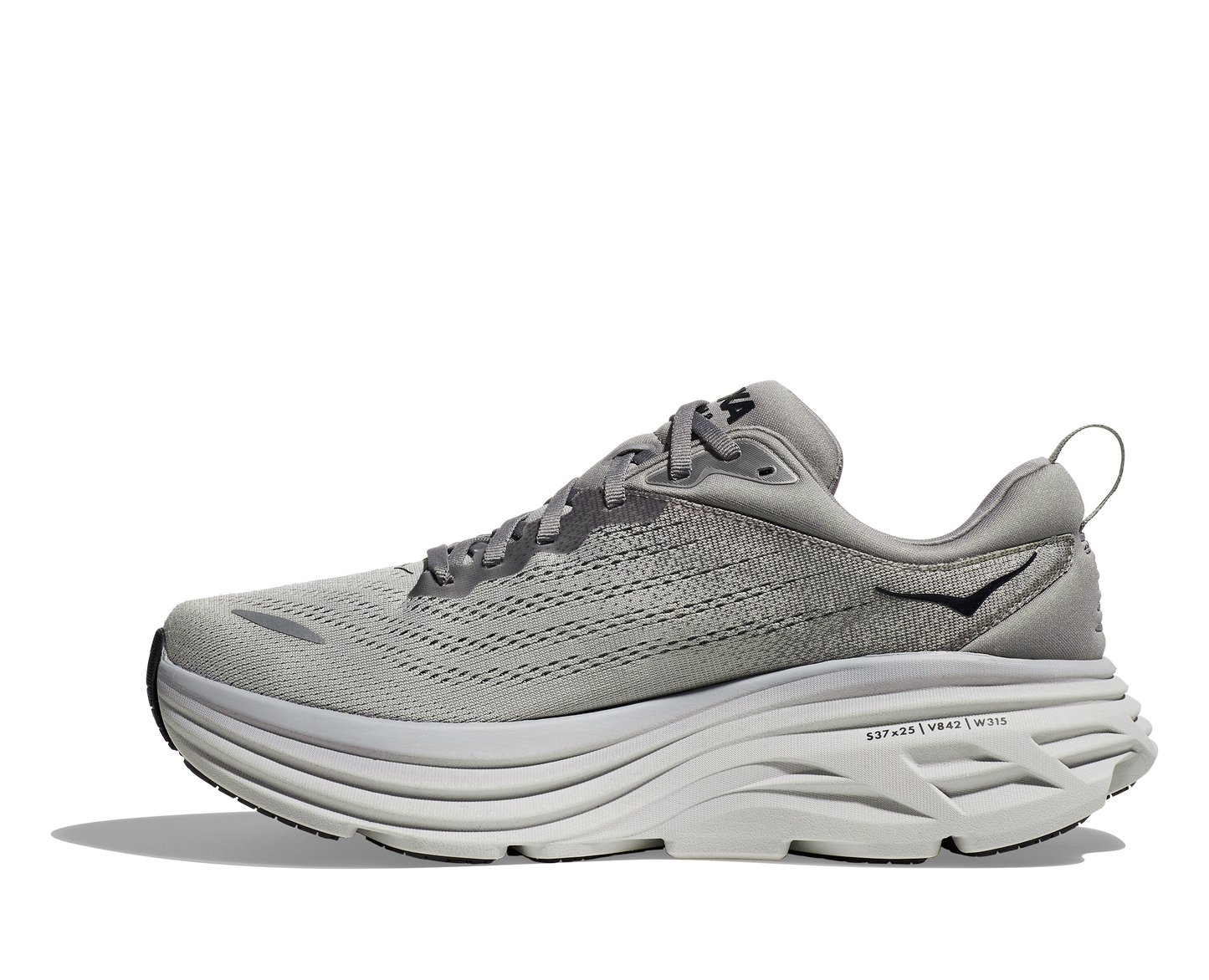 Men's Hoka Bondi 8 Extra Wide Sharkskin/Harbor Mist