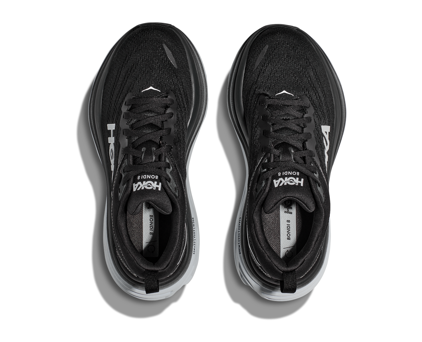 Women's Hoka Bondi 8 Black/White