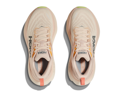 Women's Hoka Bondi 8 Wide Cream/Vanilla