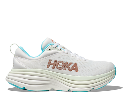 Women's Hoka Bondi 8 Frost/Rose Gold