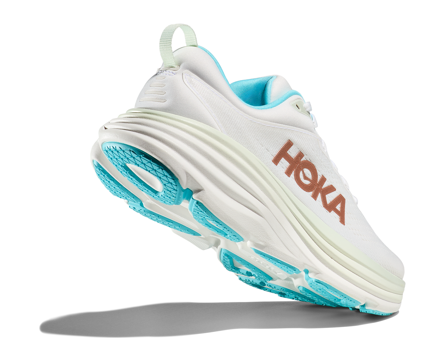 Women's Hoka Bondi 8 Frost/Rose Gold