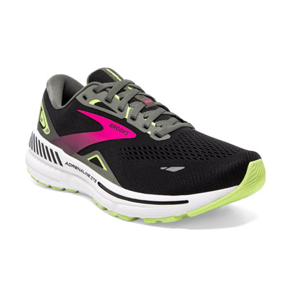 Women's Brooks Adrenaline GTS 23 Black/Gunmetal/Sharp Green