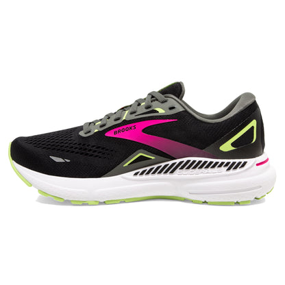 Women's Brooks Adrenaline GTS 23 Black/Gunmetal/Sharp Green