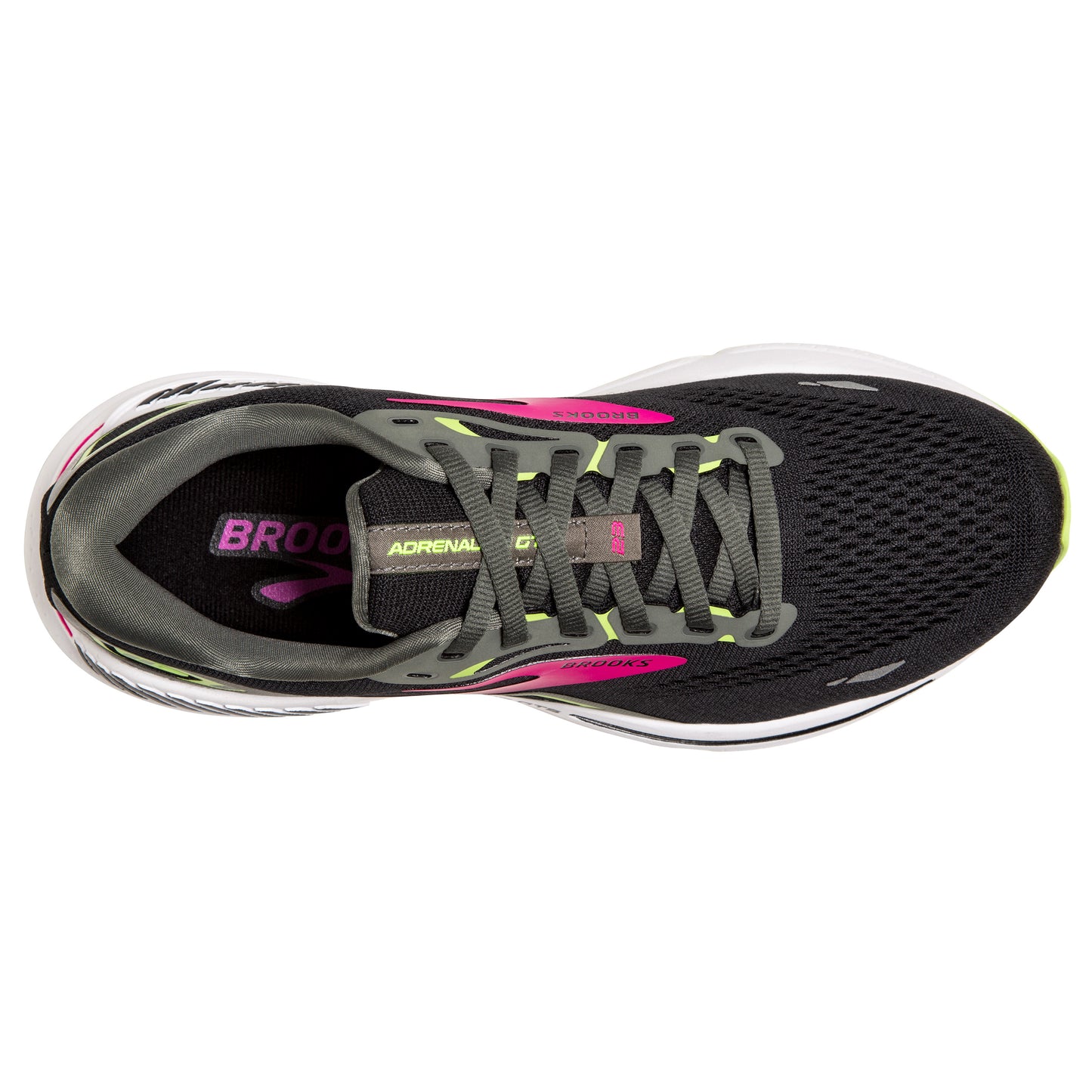 Women's Brooks Adrenaline GTS 23 Black/Gunmetal/Sharp Green