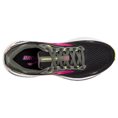 Women's Brooks Adrenaline GTS 23 Black/Gunmetal/Sharp Green