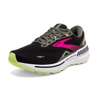 Women's Brooks Adrenaline GTS 23 Black/Gunmetal/Sharp Green