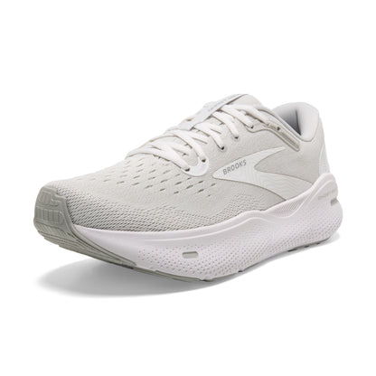 Women's Brooks Ghost Max White/Oyster/Metallic Silver