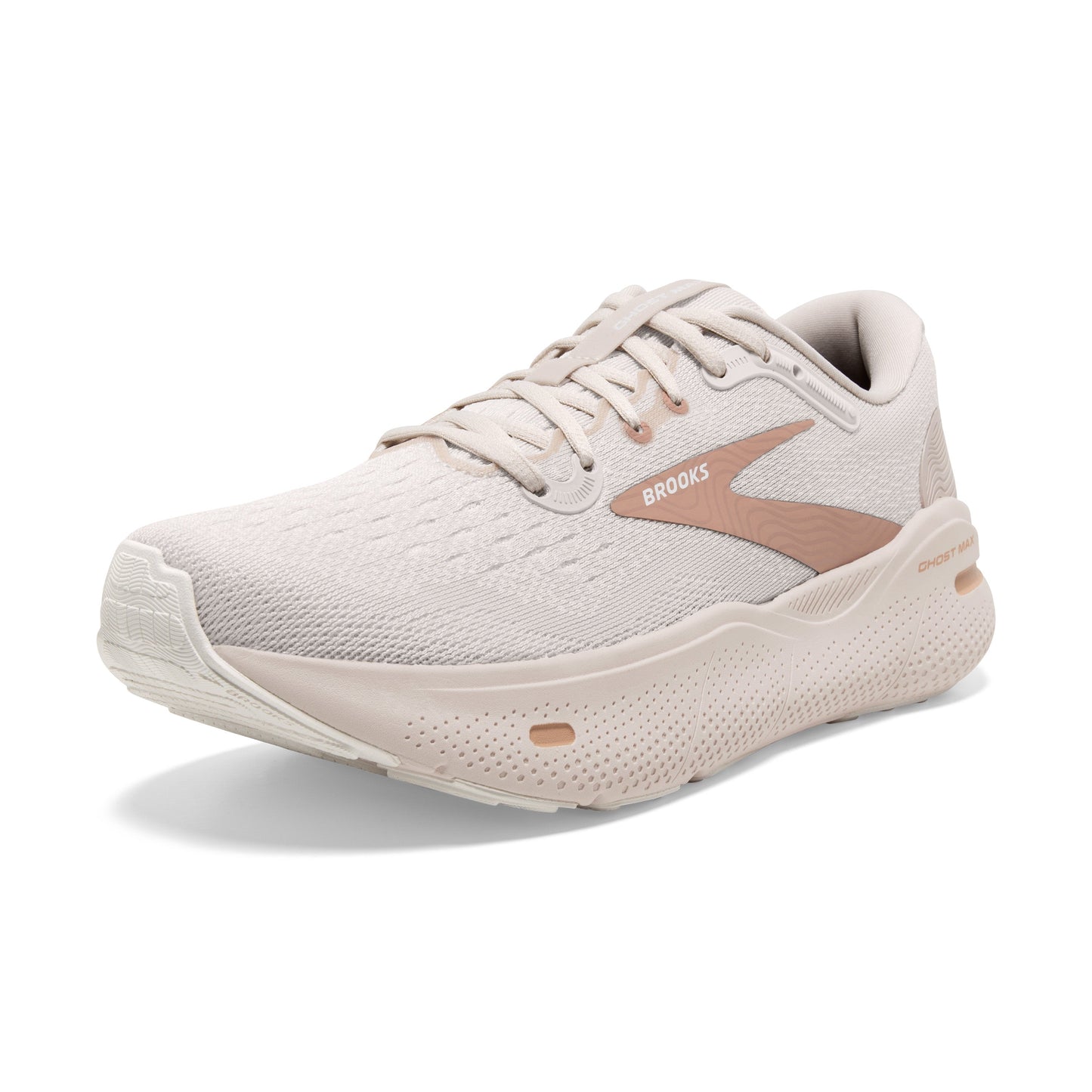 Women's Brooks Ghost Max Crystal Grey/White/Tuscany