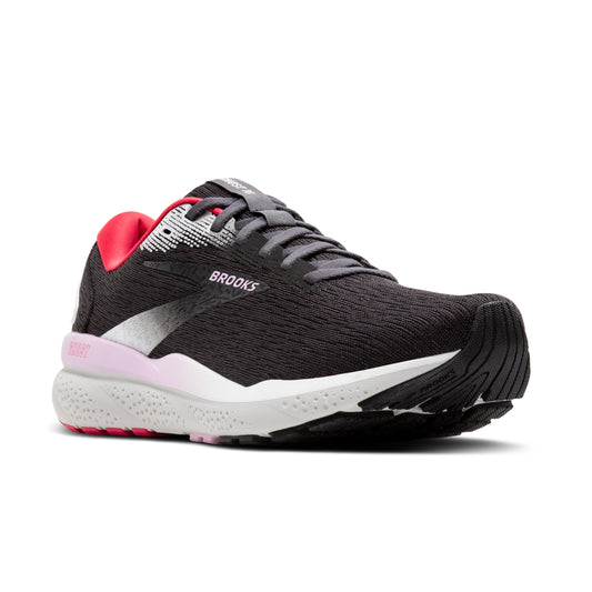 Women's Brooks Ghost 16 Black/Ebony/Raspberry