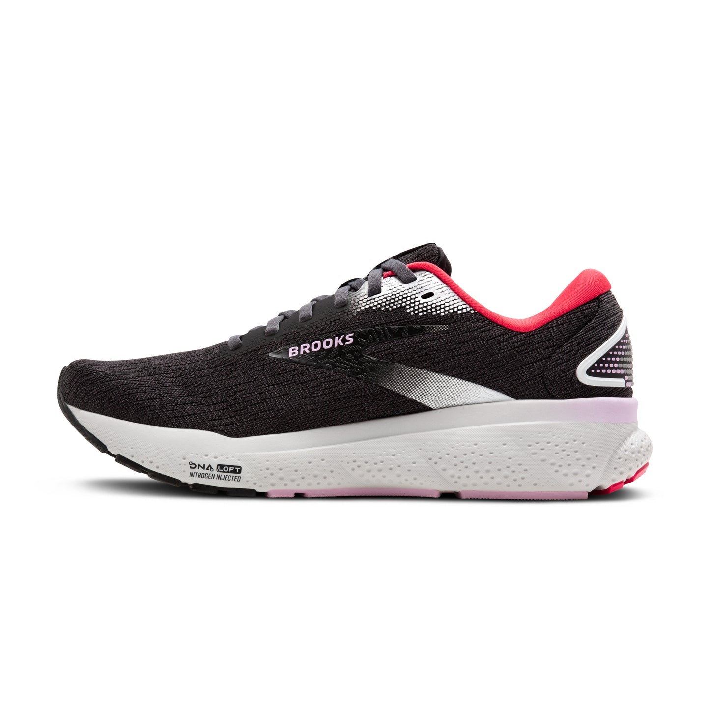 Women's Brooks Ghost 16 Black/Ebony/Raspberry