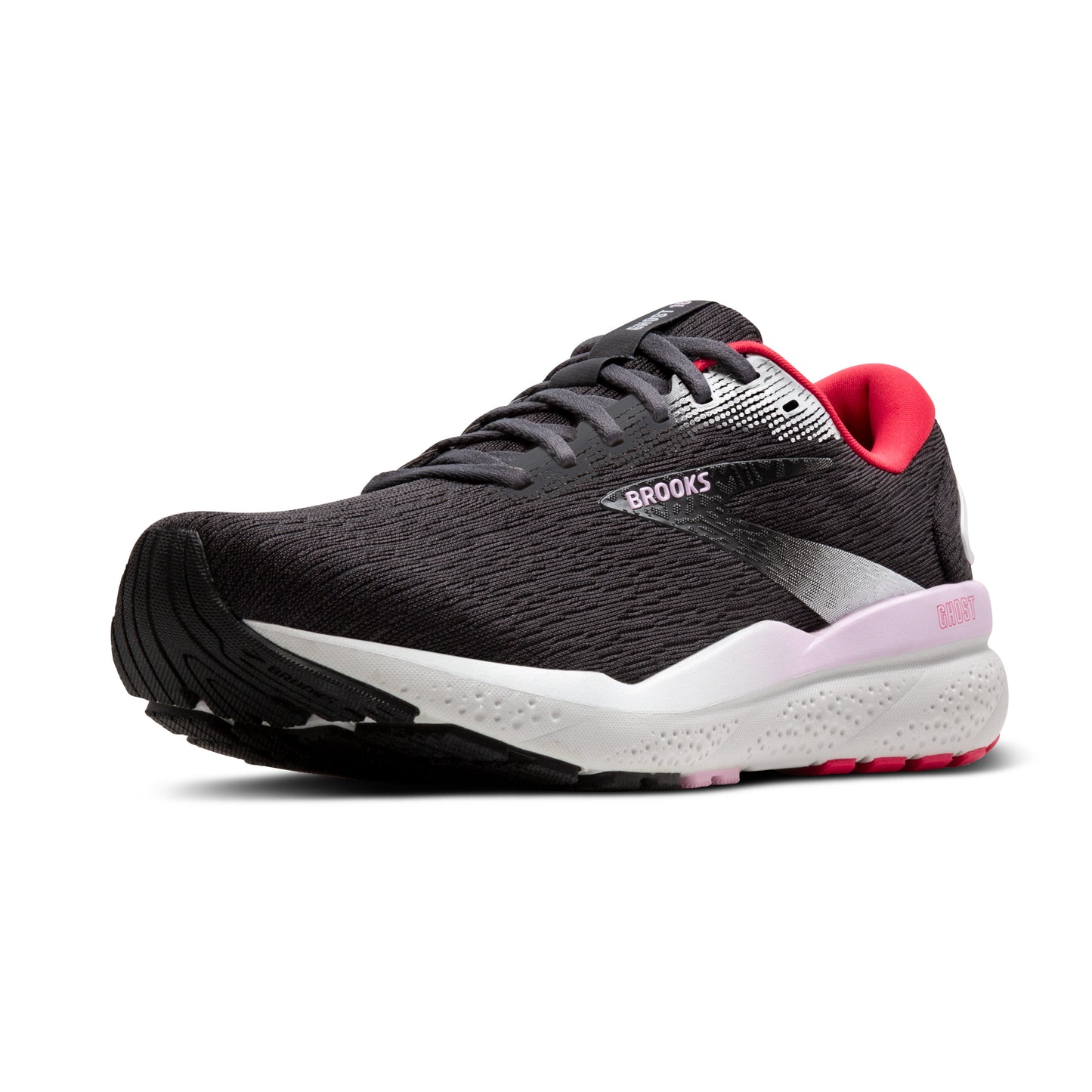 Women's Brooks Ghost 16 Black/Ebony/Raspberry