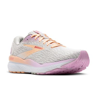 Women's Brooks Ghost 16 White/Grey/Orchid