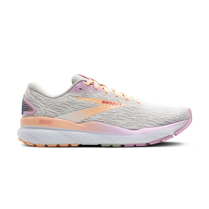 Women's Brooks Ghost 16 White/Grey/Orchid