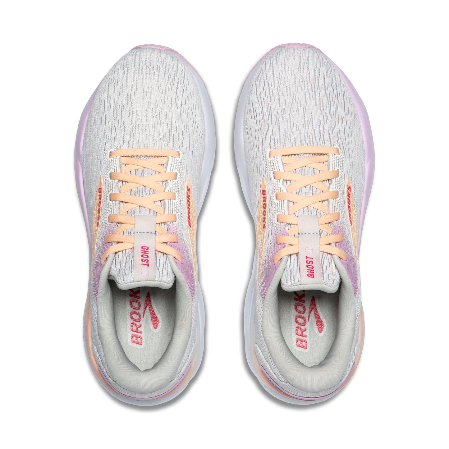 Women's Brooks Ghost 16 White/Grey/Orchid