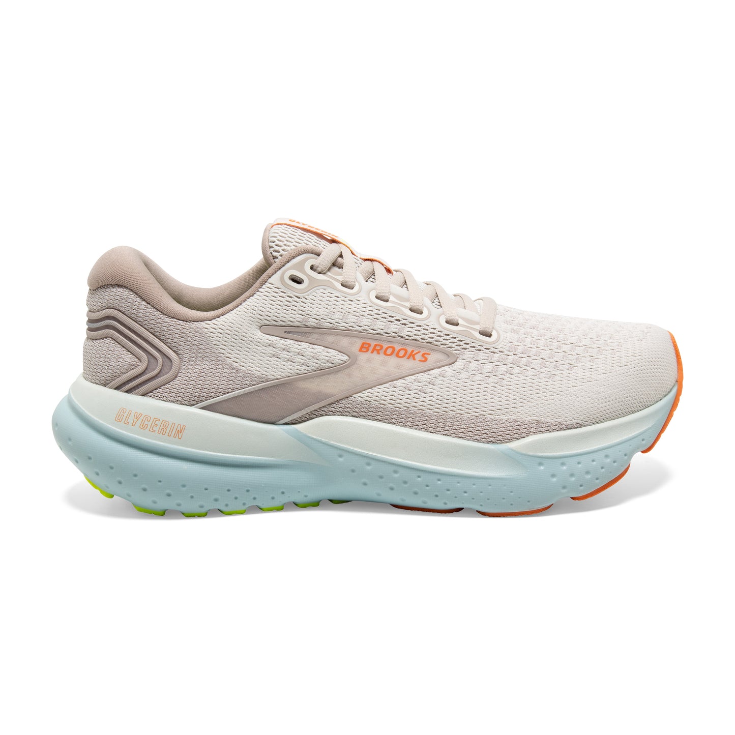 Women's Brooks Glycerin 21 Coconut/Aqua/Autumn Sunset