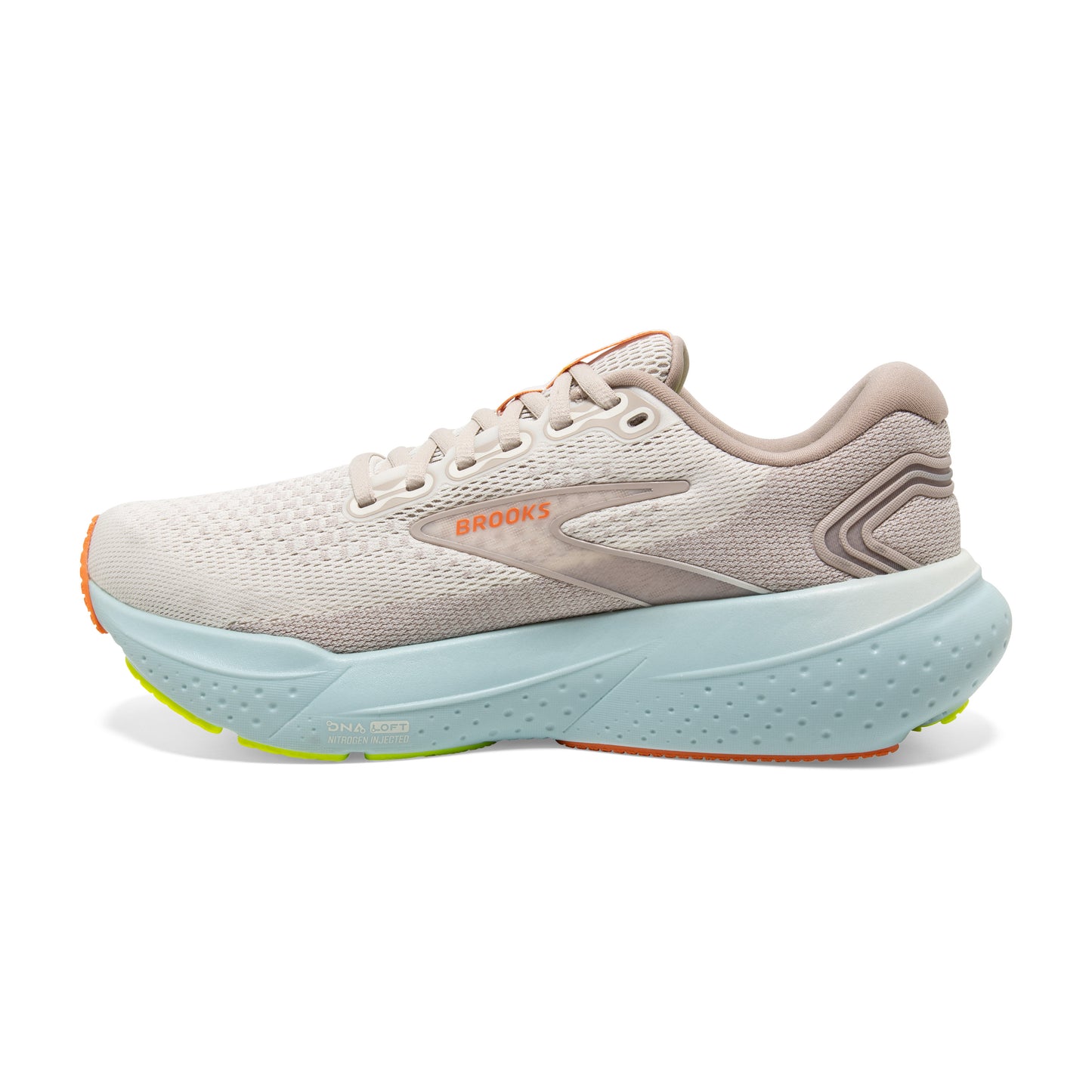 Women's Brooks Glycerin 21 Coconut/Aqua/Autumn Sunset