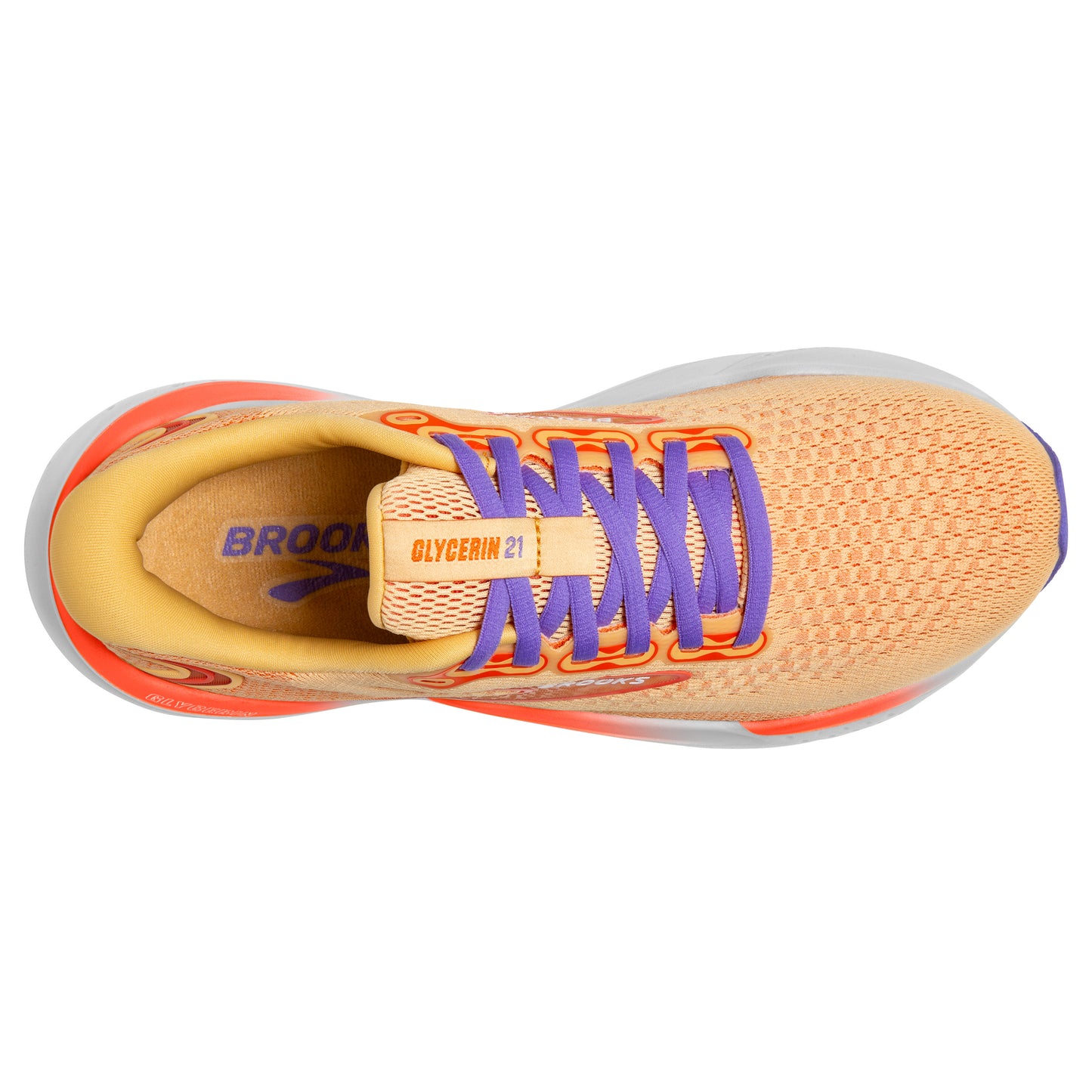 Women's Brooks Glycerin 21 Sunburst/Nasturtium/Purple