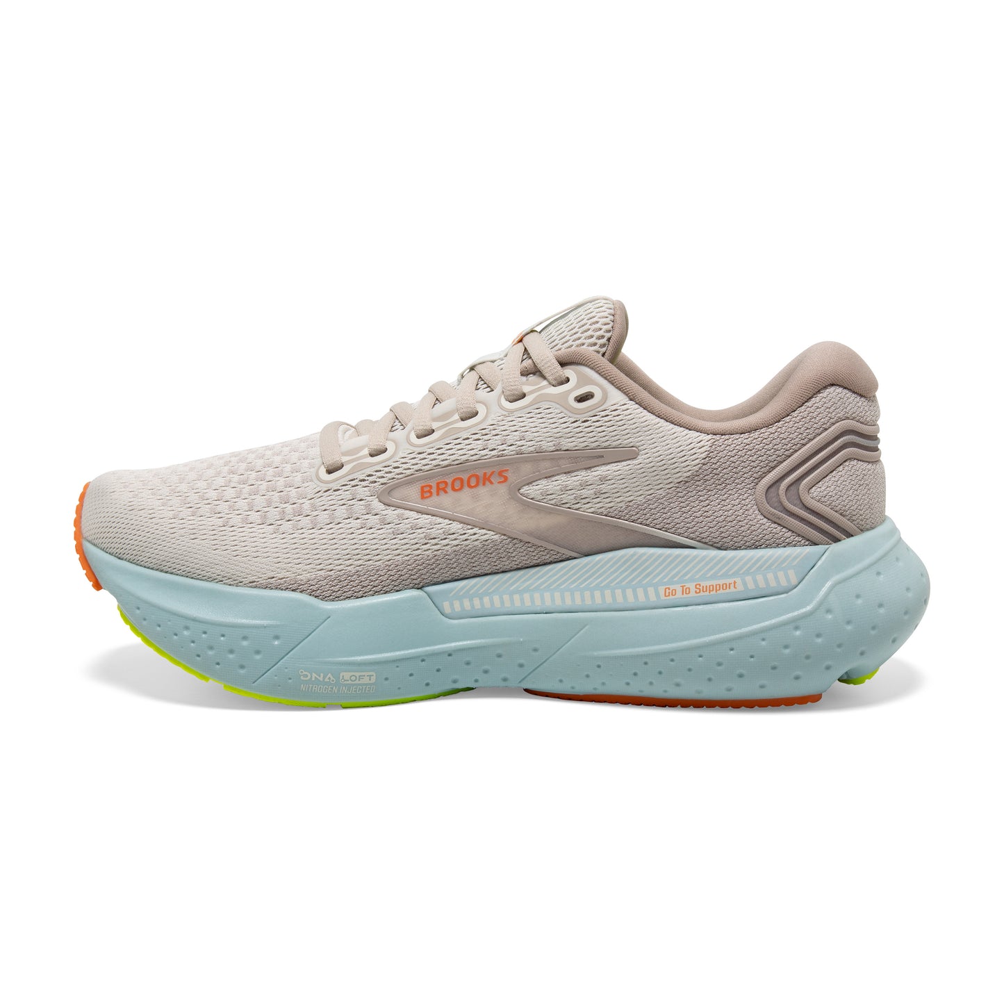 Women's Brooks Glycerin GTS 21 Coconut/Aqua/Autumn Sunset