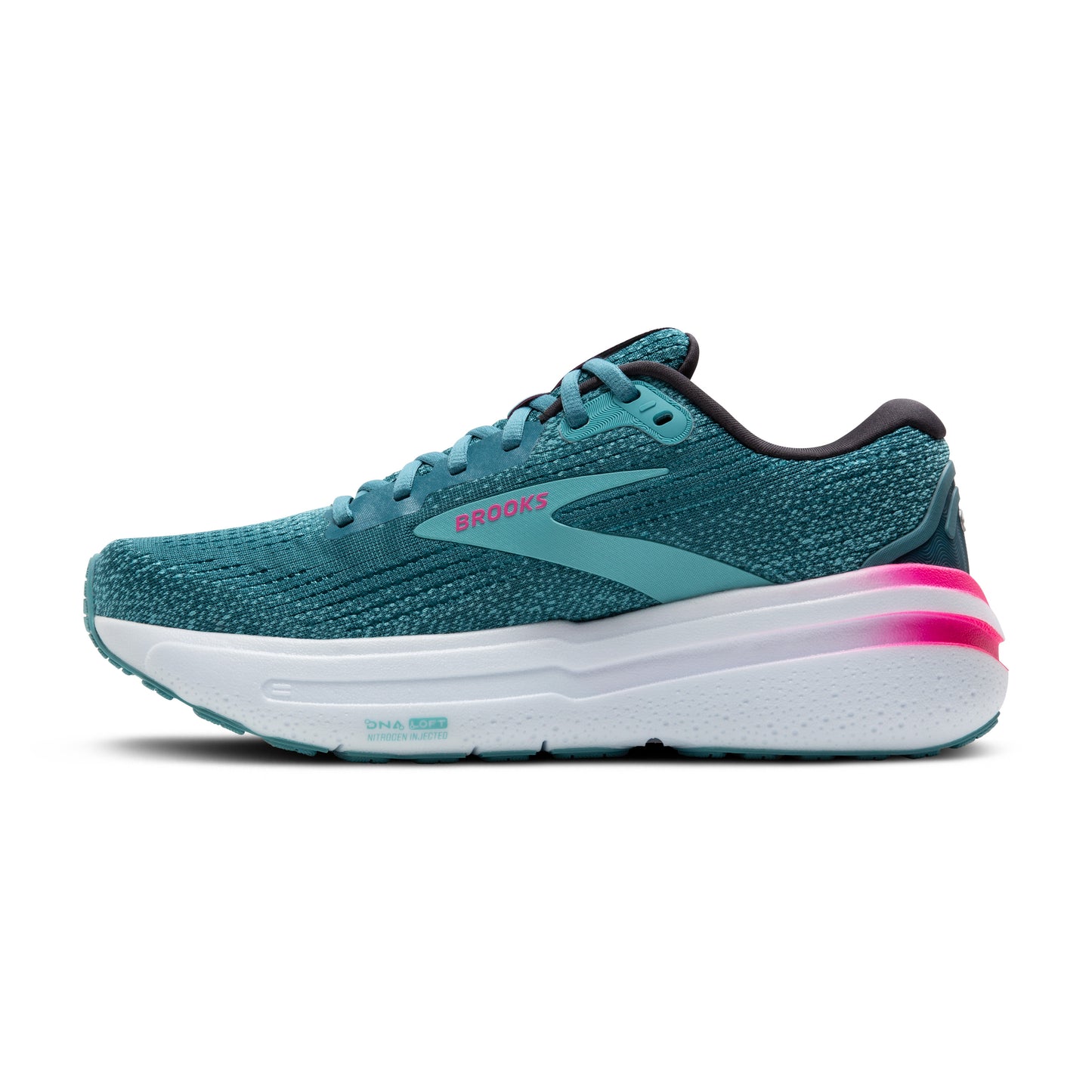 Women's Brooks Ghost Max 2 Storm Blue/Knockout Pink/Aqua