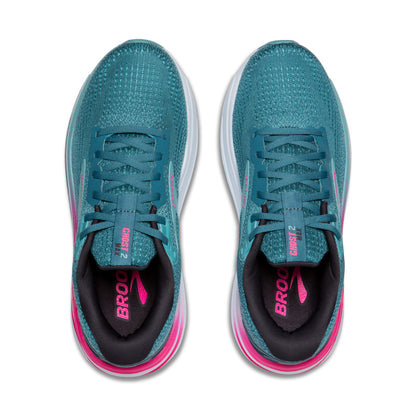 Women's Brooks Ghost Max 2 Storm Blue/Knockout Pink/Aqua